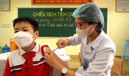 Việt Nam đã tiêm hơn nửa triệu liều vaccine phòng COVID-19 cho trẻ từ 5 - dưới 12 tuổi