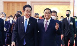 Thủ tướng chủ trì chiêu đãi chào mừng Thủ tướng Nhật Bản