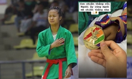 Vừa giành huy chương Vàng SEA Games 31, võ sĩ Tô Thị Trang mất bố khiến nhiều người xót xa