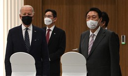 Các nhà lãnh đạo Mỹ- Hàn Quốc bắt đầu hội nghị thượng đỉnh song phương đầu tiên