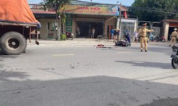 Nghệ An: Truy tìm người đàn ông đi xe máy gây tai nạn làm 2 học sinh phải cưa bỏ chân 