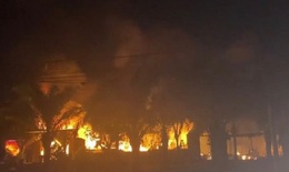 Hà Nội – Liên tiếp xảy ra 2 đám cháy nhà hàng trong đêm