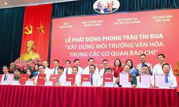 Phát động phong trào thi đua 'Xây dựng môi trường văn hóa trong các cơ quan báo chí'