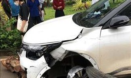 Bình Phước: Xử lý người phụ nữ say xỉn lái xe gây tai nạn rồi bỏ chạy