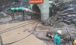 Nhóm công nhân bị lũ cuốn khi đang thi công hầm thuỷ điện