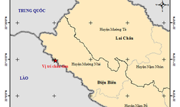 Điện Biên lại xảy ra động đất 3,6 độ richter