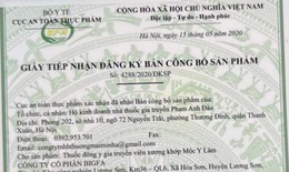 Cục An toàn thực phẩm: Giấy tiếp nhận đăng ký bản công bố sản phẩm viên xương khớp Mộc Y Lâm là giả mạo