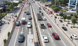 Hà Nội: Lái xe vào làn khẩn cấp đường Vành đai 3 trên cao, hàng loạt lái xe bị phạt nặng
