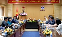 Quyền Bộ trưởng Bộ Y tế Đ&#224;o Hồng Lan tiếp Đại sứ Hoa Kỳ tại Việt Nam