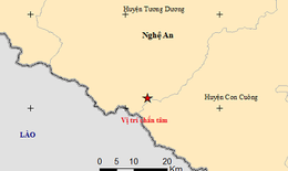 Lại xảy ra động đất ở Nghệ An