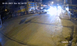 Video ghi lại cảnh ô tô tải gây tai nạn liên hoàn tại Sơn La
