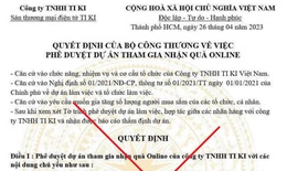 Mạo danh Bộ trưởng Bộ C&#244;ng thương ‘ph&#225;t qu&#224; online’