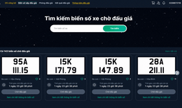 Sẽ có gần 290 nghìn biển số xe ô tô trong đợt đấu giá lần 2