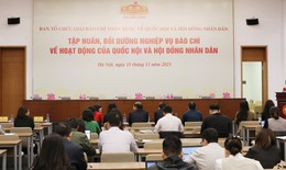 VPQH tập huấn, bồi dưỡng nghiệp vụ b&#225;o ch&#237; về hoạt động của Quốc hội v&#224; Hội đồng nh&#226;n d&#226;n