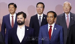 Chủ tịch nước V&#245; Văn Thưởng dự phi&#234;n chụp ảnh chung với c&#225;c Nh&#224; l&#227;nh đạo kinh tế APEC
