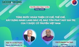 Truyền hình trực tuyến: Từng bước hoàn thiện cơ chế, thể chế, xây dựng hành lang bảo vệ, bảo tồn phát huy giá trị của y dược cổ truyền Việt Nam