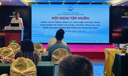 Tập huấn Chương tr&#236;nh mục ti&#234;u quốc gia giảm ngh&#232;o bền vững giai đoạn 2021-2025