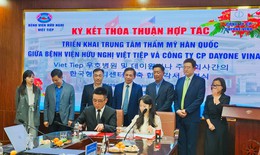 Bệnh viện Việt Tiệp thành lập Trung tâm thẩm mỹ Hàn Quốc
