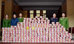 Giấu hơn 720 kg pháo trong hầm bí mật sau tủ quần áo

