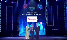 Nam Dược lọt top 3 doanh nghiệp dược phẩm và chăm sóc sức khỏe có môi trường làm việc tốt nhất Việt Nam năm 2023