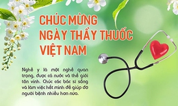 Những mẫu thiệp chúc mừng ngày Thầy thuốc Việt Nam 27/2 online đẹp nhất