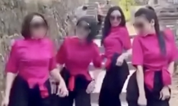 Xử phạt người đăng clip nhóm phụ nữ nhảy uốn éo tại chùa Bổ Đà