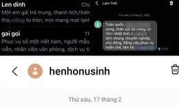 Li&#234;n tục nhận tin nhắn &#39;gạ t&#236;nh&#39; tự động: T&#242; m&#242; c&#243; thể rước họa