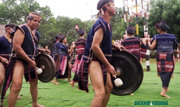 Rộn ràng âm vang cồng chiêng của đồng bào Ba Na ở Thủ đô