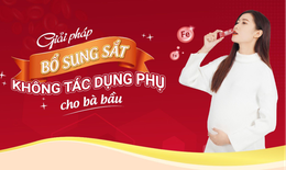 Giải ph&#225;p bổ sung sắt kh&#244;ng t&#225;c dụng phụ cho b&#224; bầu