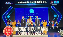 Dược phẩm &#205;ch Nh&#226;n tự h&#224;o nhận giải thưởng Thương hiệu mạnh Quốc gia 2023