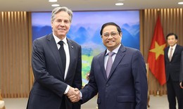 [Photo] Thủ tướng Phạm Minh Chính tiếp Bộ trưởng Ngoại giao Hoa Kỳ