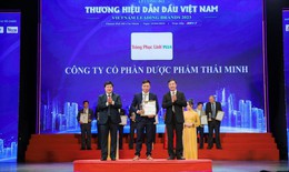 Sản phẩm của Dược phẩm Th&#225;i Minh được vinh danh Top 10 thương hiệu dẫn đầu Việt Nam 2023