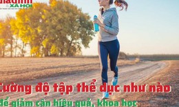 Cường độ tập thể dục như nào để giảm cân hiệu quả, khoa học?