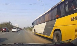 Phạt nguội 5 triệu đồng lái xe đi vào làn khẩn cấp trên Đại lộ Thăng Long