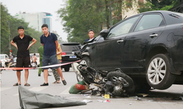 Tài xế ôtô vụ tông 17 xe máy: Lái xe từ năm 2007, đây là lần đầu tiên gặp sự cố