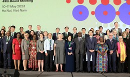 Bộ trưởng Đào Hồng Lan tri ân sự hỗ trợ của Quỹ Toàn cầu tại Việt Nam