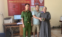 Trả lại 58 triệu đồng cho người đánh rơi