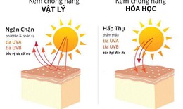 Phân biệt kem chống nắng vật lý và kem chống nắng hóa học