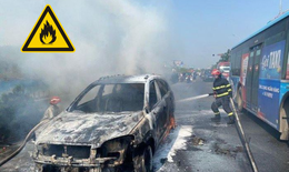 Bộ Công an khuyến cáo sau nhiều vụ xe ô tô tự "bốc hỏa"