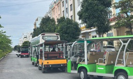 Loạn xe điện hoạt động “chui” tại  các Khu du lịch biển ở Thanh Hóa