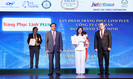 Tr&#224;ng Phục Linh PLUS lọt top 10 Thương hiệu mạnh ASEAN 2023