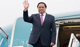 Thủ tướng Phạm Minh Ch&#237;nh l&#234;n đường dự Hội nghị Cấp cao ASEAN 42