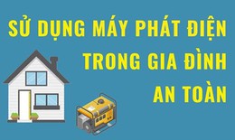 Những điều cần biết để sử dụng máy phát điện trong gia đình an toàn