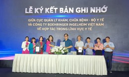 Cục Quản ký khám chữa bệnh và hãng dược phẩm hàng đầu của Đức ký biên bản ghi nhớ hợp tác về chăm sóc sức khỏe