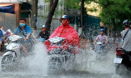 Chiều tối nay miền Bắc mưa lớn, cảnh báo nhiều điểm ngập lụt ở Hà Nội