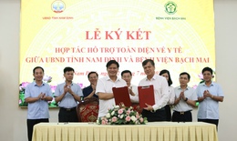 BV Bạch Mai hỗ trợ to&#224;n diện cho y tế Nam Định