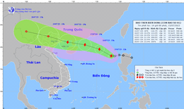 B&#227;o số 1 c&#243; thể mạnh l&#234;n cấp 12, gi&#243; giật cấp 13 tr&#234;n Vịnh Bắc Bộ