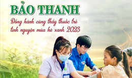 Bảo Thanh đồng h&#224;nh c&#249;ng c&#225;c thầy thuốc trẻ kh&#225;m bệnh cho đồng b&#224;o v&#249;ng cao
