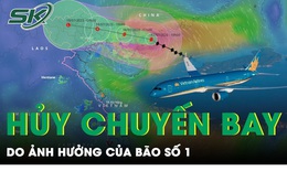 Ảnh hưởng b&#227;o số 1 Talim, nhiều chuyến bay bị hủy, ho&#227;n chuyến trong nhiều tiếng