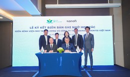 Sanofi tăng cường hợp t&#225;c chăm s&#243;c sức khỏe trẻ em 